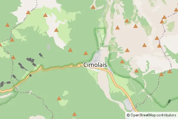 Mapa Cimolais