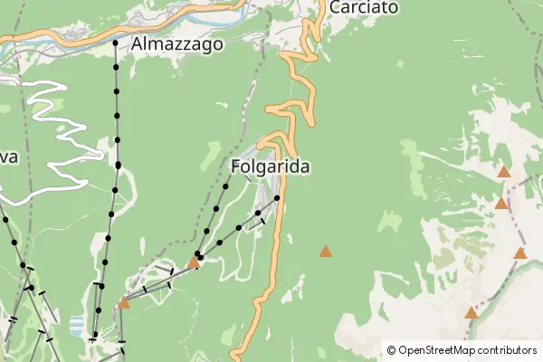 Mapa Folgarida