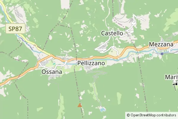 Mapa Pellizzano