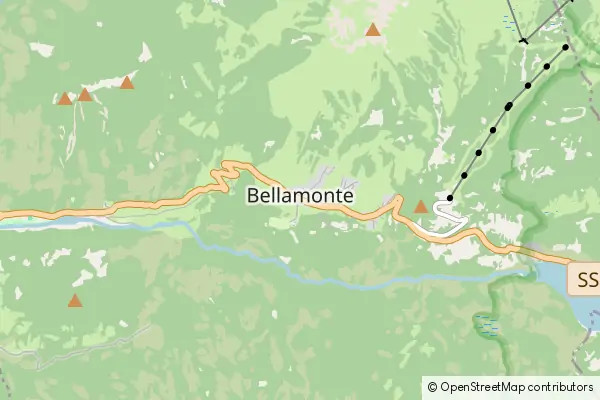 Mapa Bellamonte