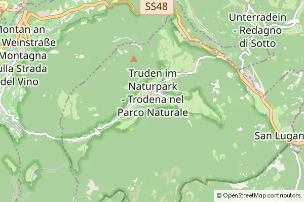 Mapa Trodena