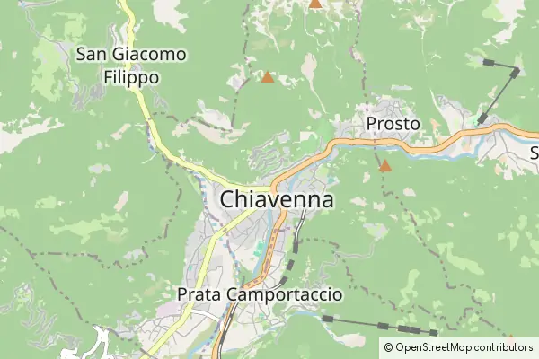 Mapa Chiavenna