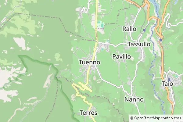 Mapa Tuenno