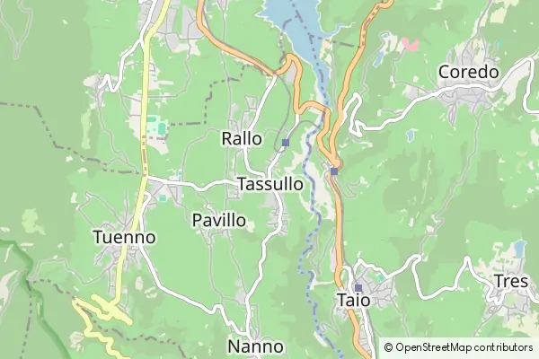 Mapa Tassullo