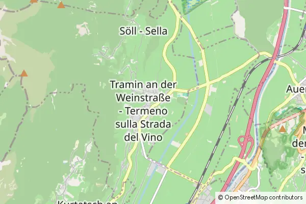 Mapa Termeno