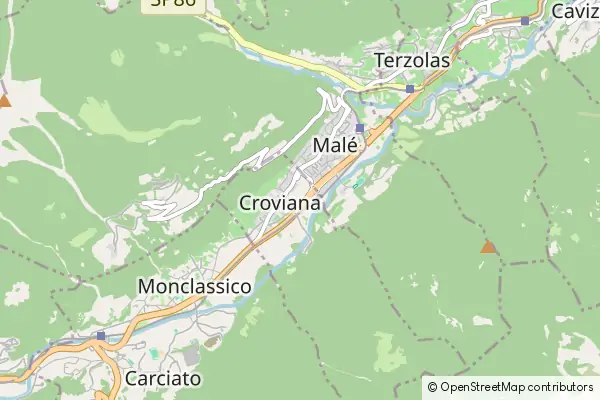 Mapa Croviana