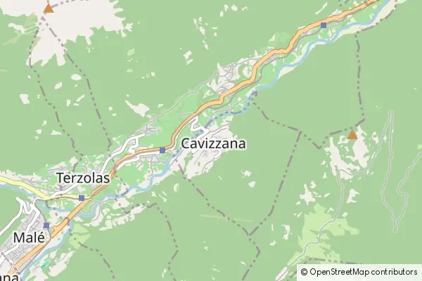 Mapa Cavizzana