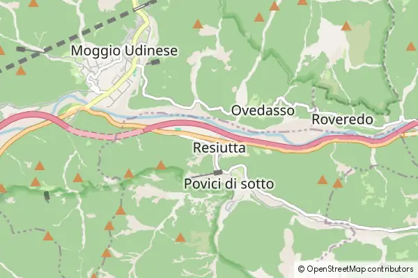 Mapa Resiutta