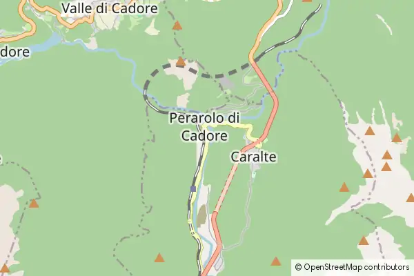 Mapa Perarolo di Cadore