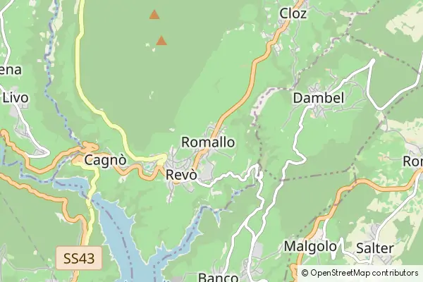 Mapa Romallo