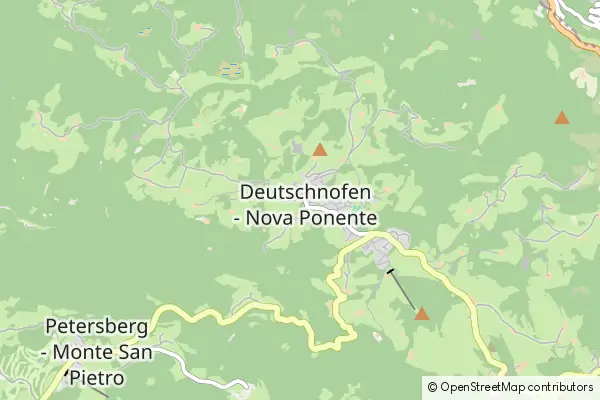 Mapa Deutschnofen