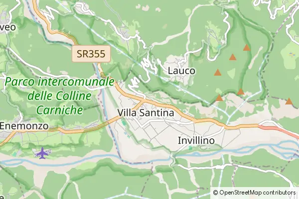 Mapa Villa Santina