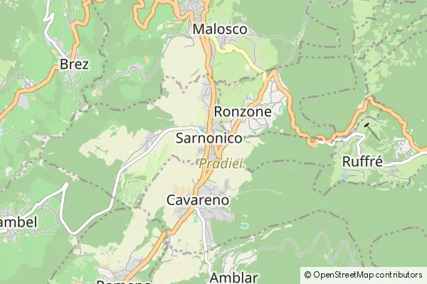 Mapa Sarnonico