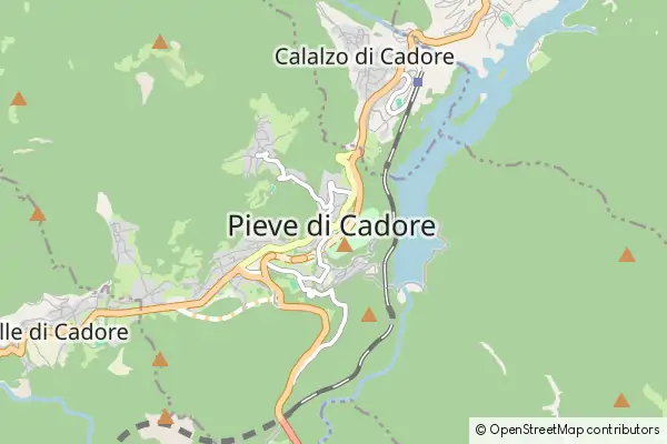 Mapa Pieve di Cadore