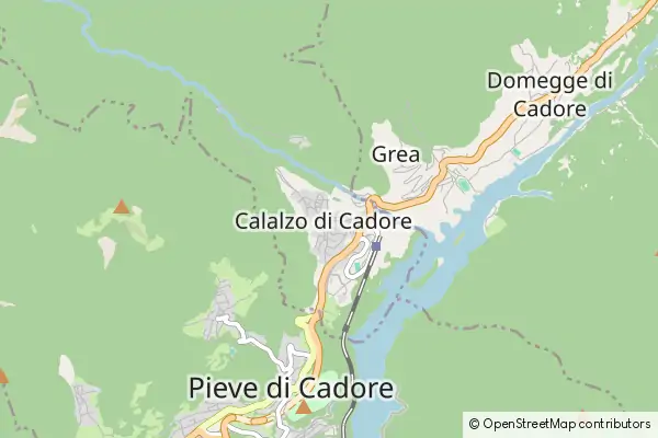 Mapa Calalzo di Cadore