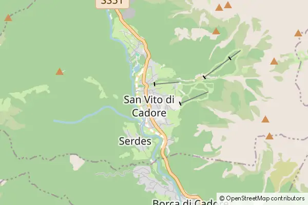 Mapa San Vito di Cadore