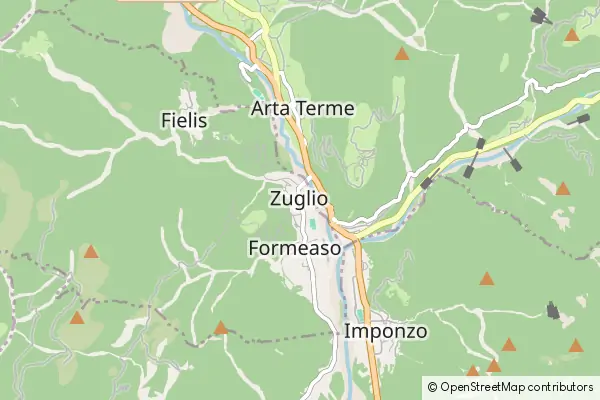 Mapa Zuglio