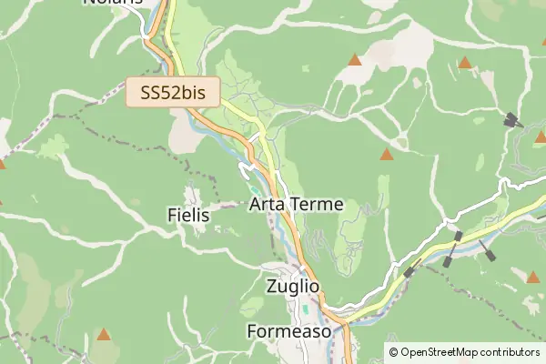 Mapa Arta Terme