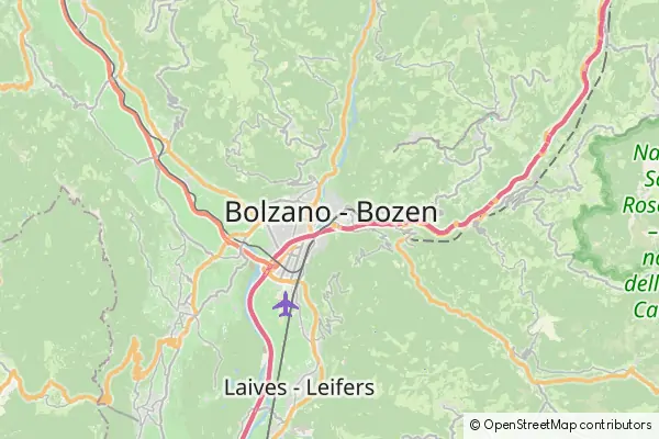 Mapa Bolzano