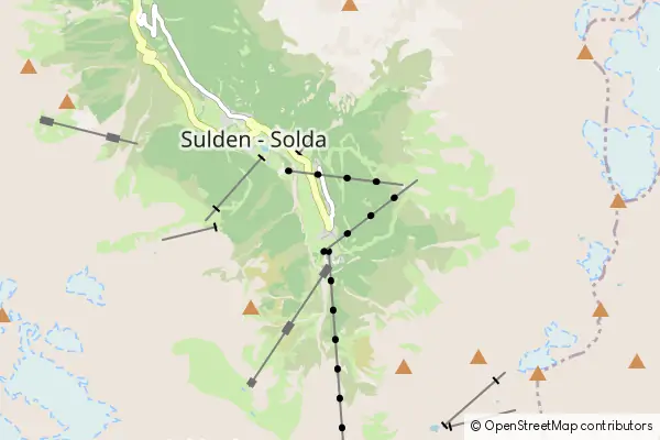 Mapa Sulden