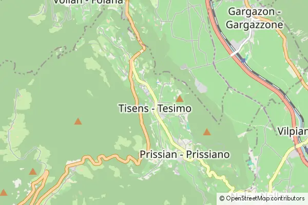 Mapa Tisens