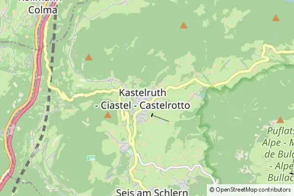 Mapa Castelrotto