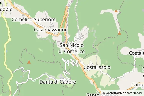 Mapa San Nicolo di Comelico