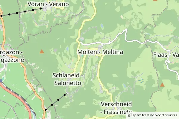 Mapa Mölten