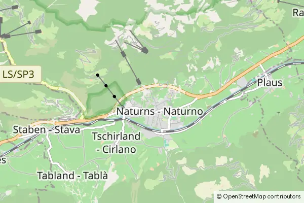 Mapa Naturno