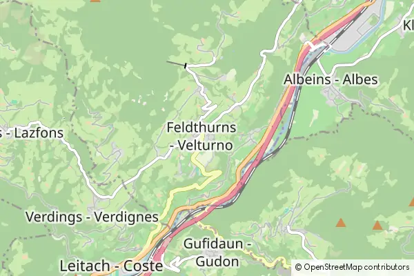 Mapa Feldthurns