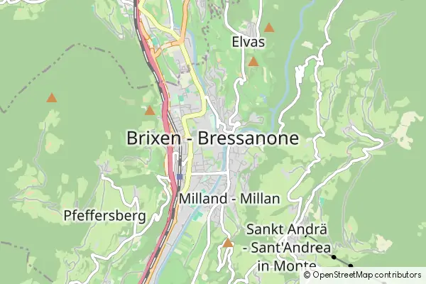 Mapa Bressanone