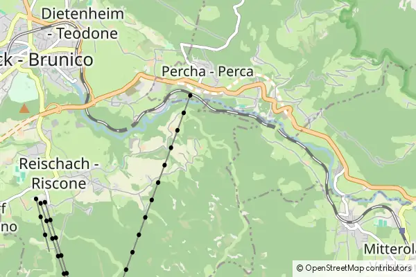 Mapa Percha