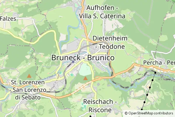 Mapa Brunico