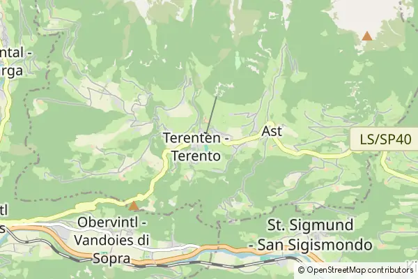 Mapa Terenten