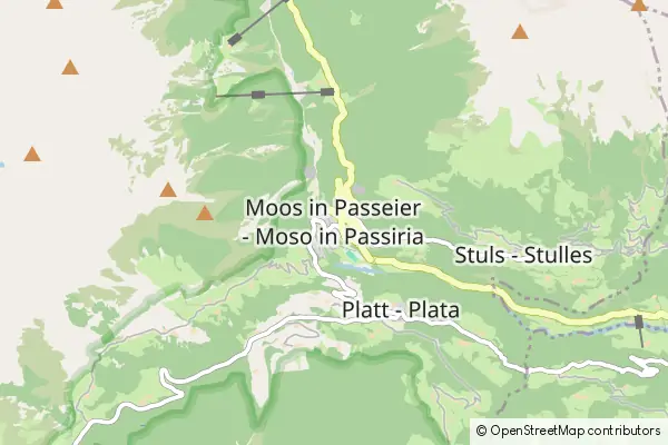 Mapa Moos in Passeier