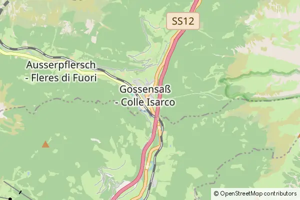 Mapa Colle Isarco