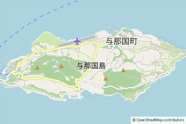 Mapa Yonaguni-cho