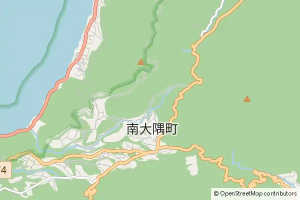 Mapa Minamiosumi-cho