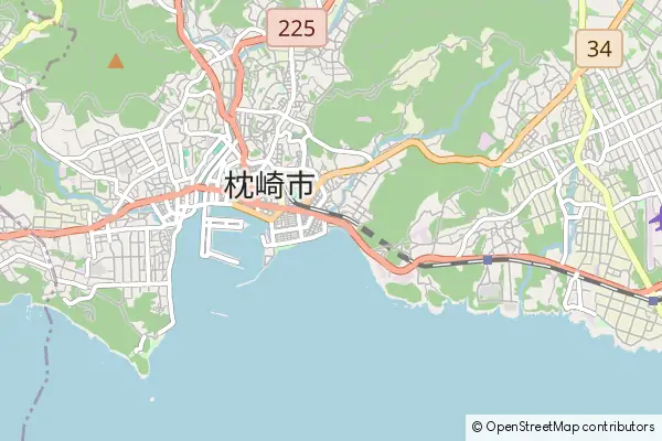 Mapa Makurazaki