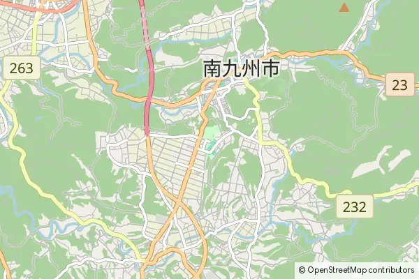 Mapa Minamikyūshū