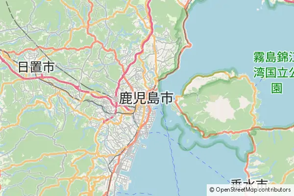 Mapa Kagoshima