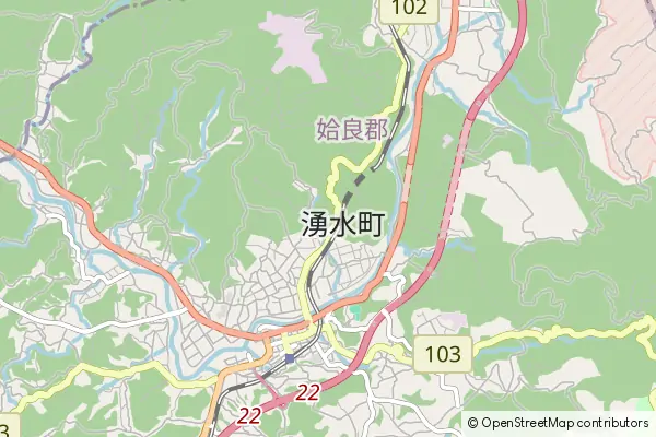 Mapa Yusui-cho