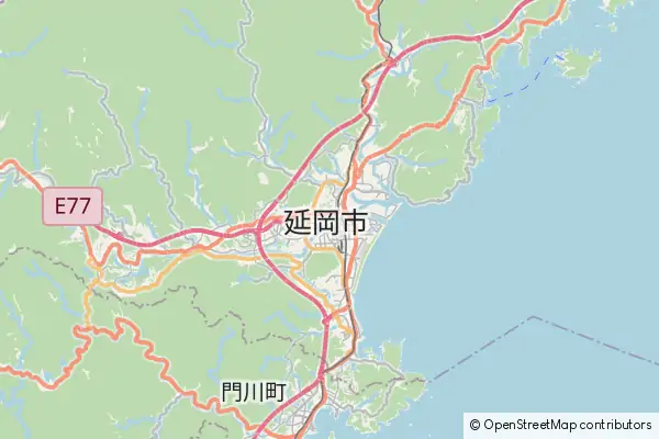 Mapa Nobeoka