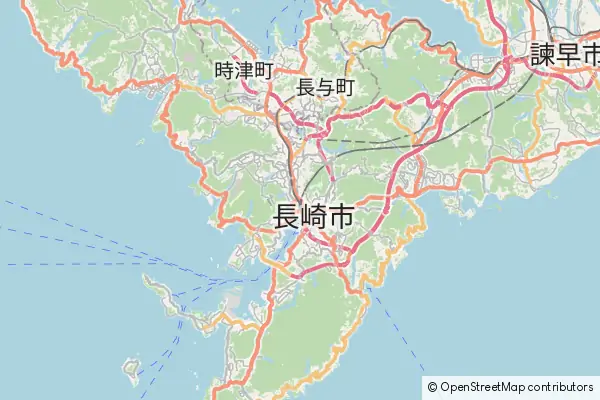 Mapa Nagasaki