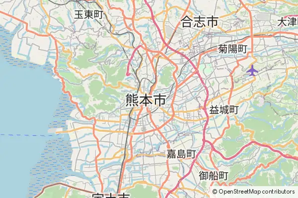 Mapa Kumamoto