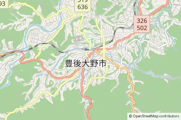 Mapa Bungoono