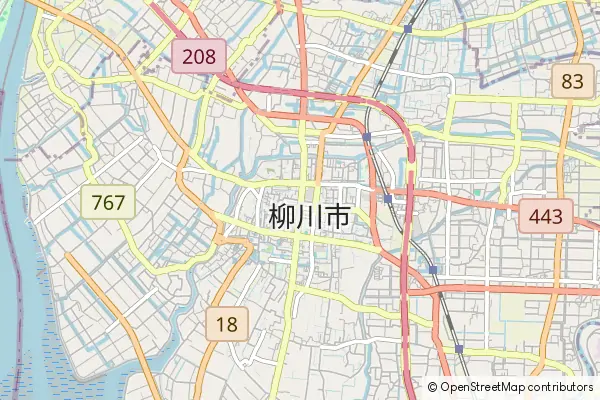 Mapa Yanagawa