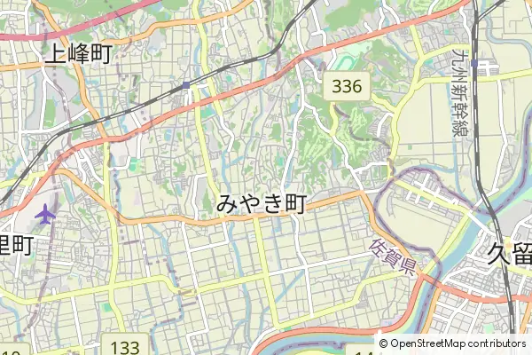 Mapa Miyaki-cho