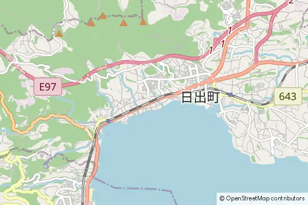 Mapa Hiji-machi