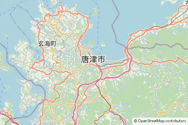 Mapa Karatsu